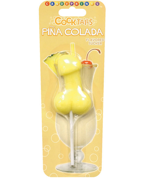Candy Prints Bachelorette Party Sucker Pina Colada Flavor Realistic Novelty Lollipop for Party Favor