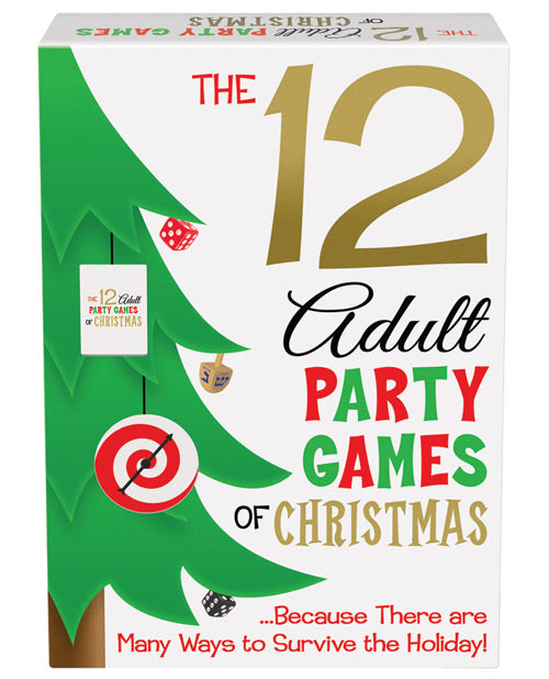 Christmas Adult Party Games Set with 12 Festive Activities