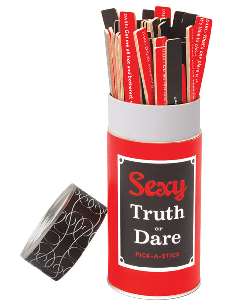 Hachette Book Group Games for Romance & Couples Truth and Dare Sticks Red Box for Intimate Play