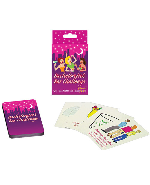 Kheper Games Bachelorette's Bar Challenge Card Game 52 Dare Cards for Party Fun