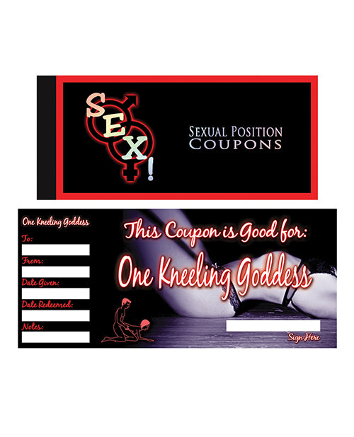 Kheper Games Setting The Mood Sex! Coupons Book with 20 Position Vouchers for Couples