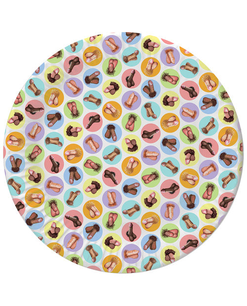 Candy Prints Bachelorette & Party Plates Realistic Penis Design Vibrant Print for Fun Party Decor