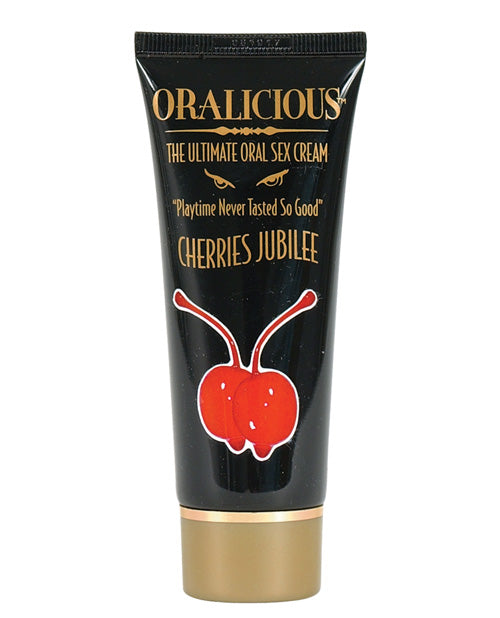 Oralicious Sexual Enhancer Cherry Flavored Cream with Menthol Sensation for Pleasurable Oral Play