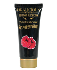 Oralicious Sex Cream Raspberry Flavored with Cooling Menthol for Enhanced Oral Pleasure