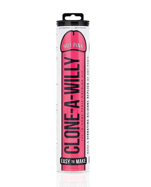 Clone A Willy Dongs & Dildos Vibrating Silicone Hot Pink DIY Kit for Personalized Pleasure