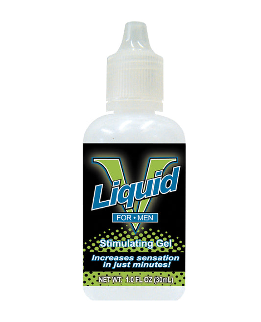 Liquid V Sexual Enhancer 1 oz Topical Sensitivity Intensifier for Enhanced Male Pleasure