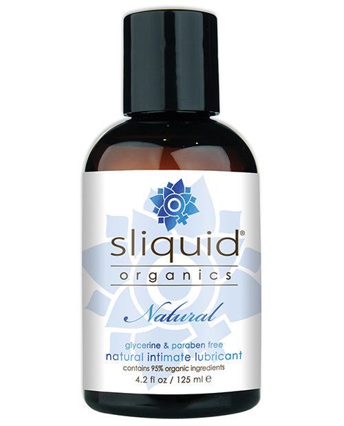 Sliquid Lubricants Natural Water-Based Intimate Lubricant with Organic Extracts for Smooth Personal Comfort