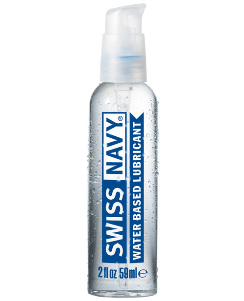 Swiss Navy Lubricant Water Based Gel Texture Easy Cleanup for Versatile Intimate Use