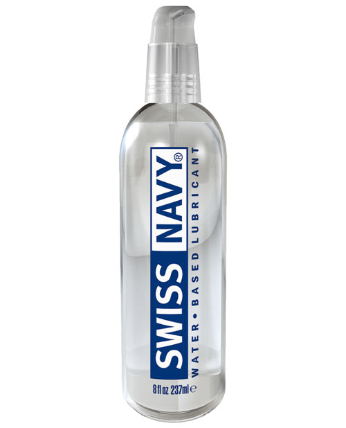 Swiss Navy Lubricants Water Based Lubricant Gel-to-Liquid Formula Easy Cleanup for Intimate Moments