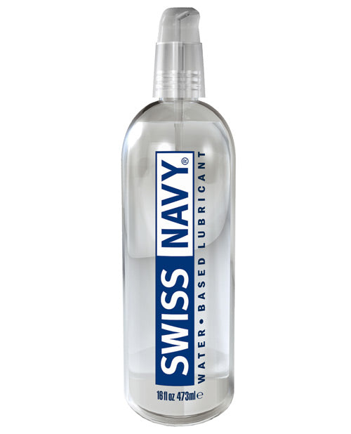 Swiss Navy Lubricant Water Based Gel Formula Easy Cleanup for Enhanced Adult Toy Compatibility