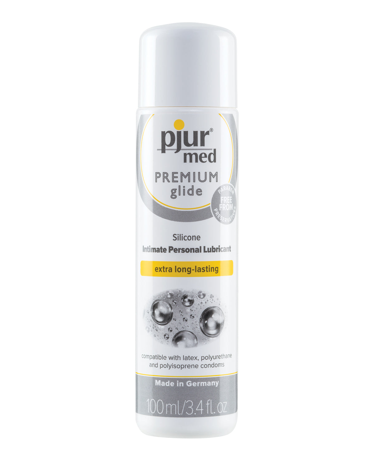 Pjur Med Premium Glide Concentrated Silicone Personal Lubricant - 100 ml Bottle