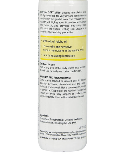 Pjur Med Soft Glide Silicone-Based Personal Lubricant with Jojoba Oil 100ml