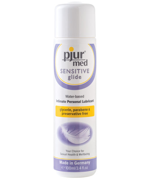 Pjur Med Lubricant Water-Based Paraben-Free Glycerin-Free for Sensitive Intimate Comfort