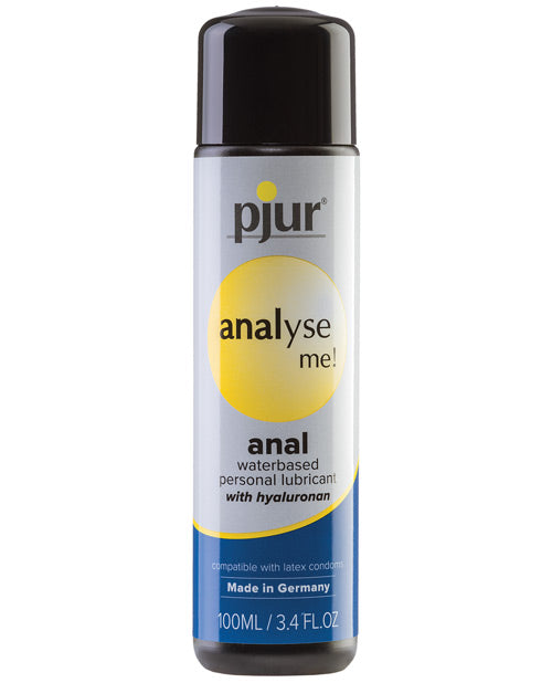 Pjur Analyse Me Water-Based Lubricant with Hyaluronate Moisturizing Formula for Comfort and Anal Intercourse