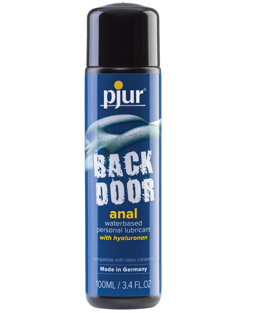 Pjur Back Door Lubricant Water-Based Sodium Hyaluronate Moisturizing for Anal Comfort