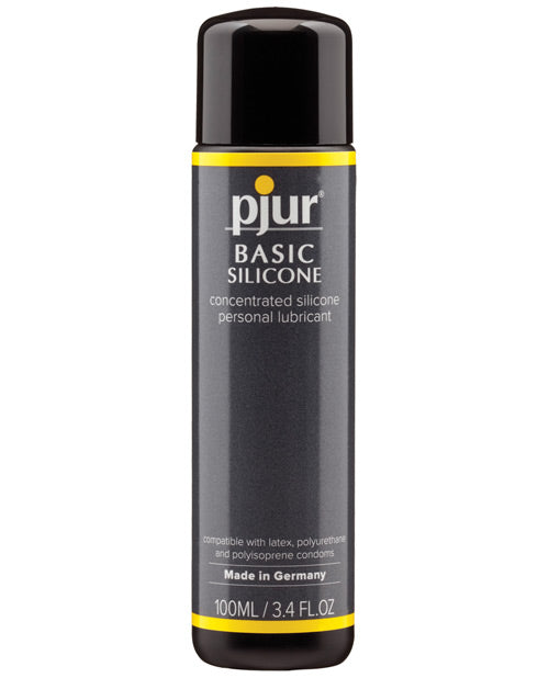 Pjur Lubricant Silicone-Based Hypoallergenic 100ml Bottle for Long-Lasting Personal Comfort