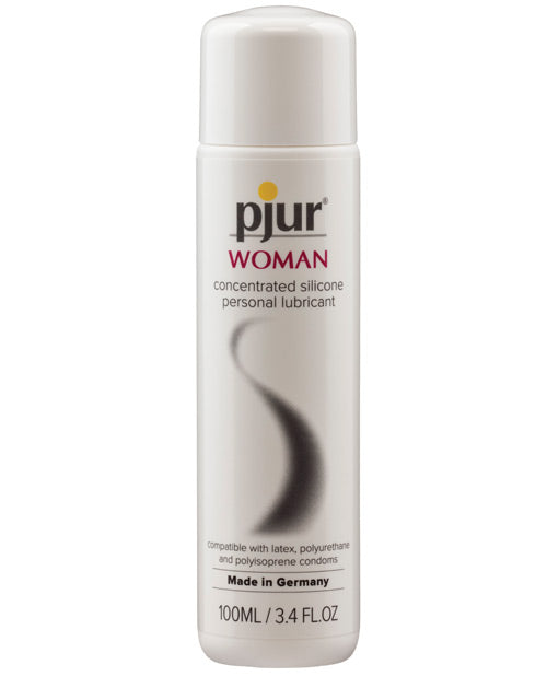 Pjur Woman Silicone Lubricant 100ml Hypoallergenic Formula for Sensitive Skin and Latex Condom Safety
