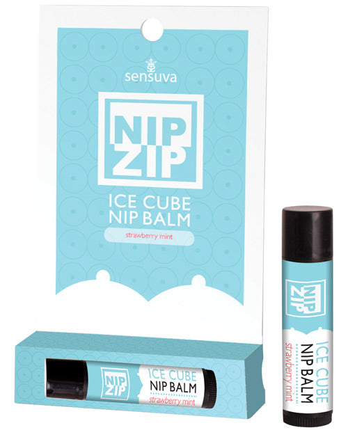 Nip Zip Body Topping Strawberry Mint Nipple Balm Cooling Sensation for Enhanced Intimacy