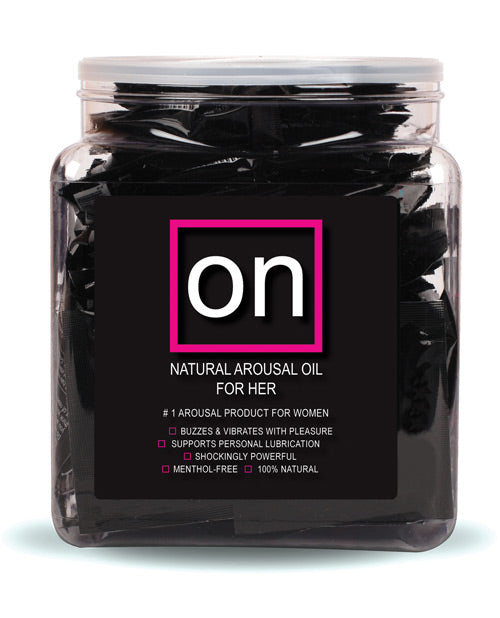 On Arousal Oil Ampule Packets Natural Ingredients Menthol-Free Formula for Enhanced Intimacy