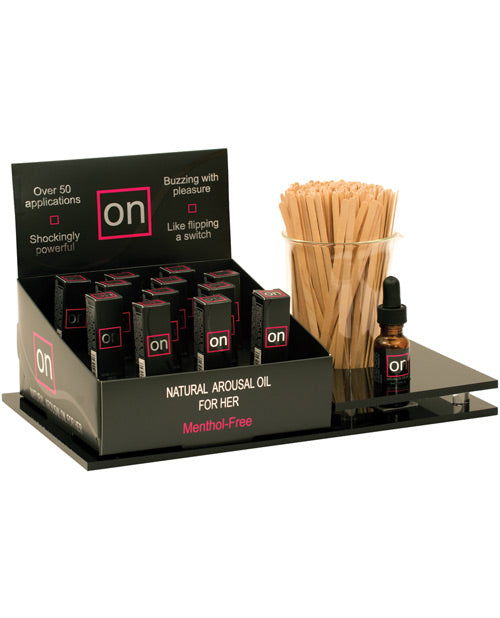 On arousal oil for her clitoral stimulating gel menthol-free natural ingredients for enhanced intimacy