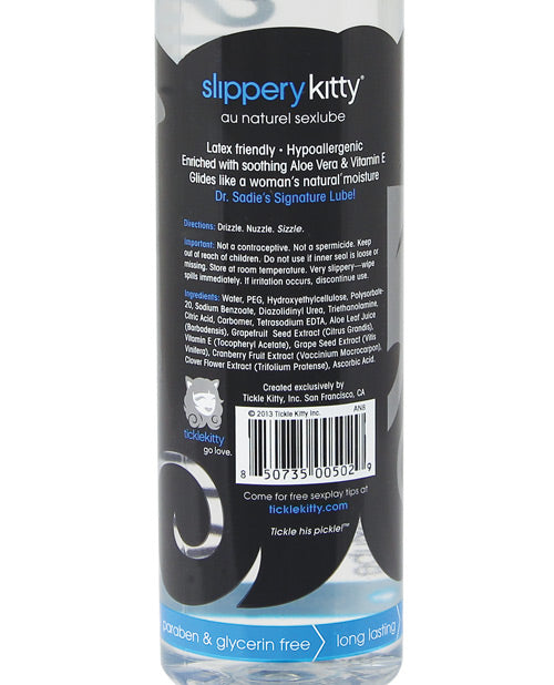 Slippery Kitty 8 oz Au Natural Water-Based Lubricant with Natural Extracts