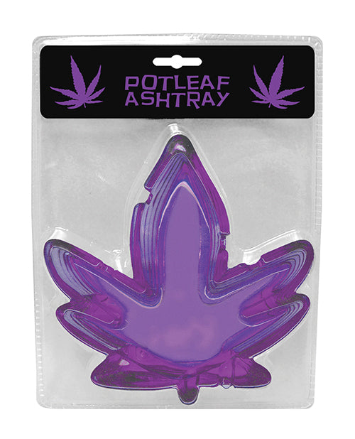 Kheper Games Potleaf Ashtray Vibrant Purple Resin for Cannabis Smoking Accessories