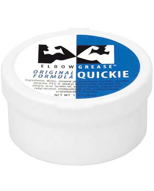 Elbow Grease Lubricant Original Cream Mineral Oil-Based for Enhanced Intimate Comfort