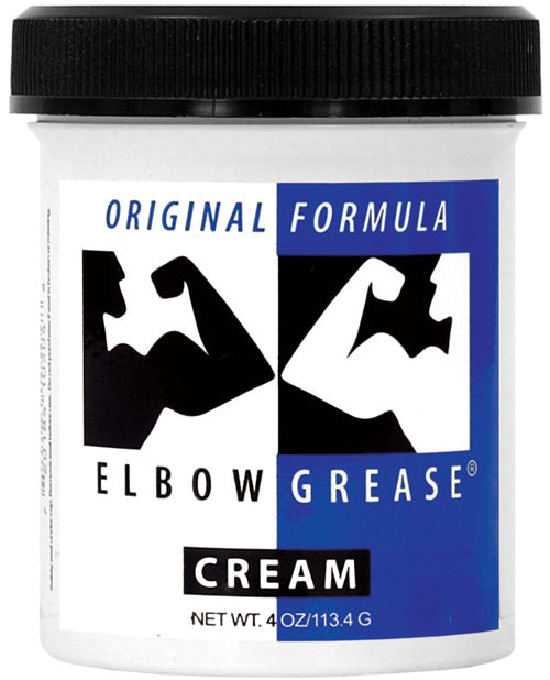 Elbow Grease Lubricant Original Cream Mineral Oil-Based Versatile Formula for Intimate Activities