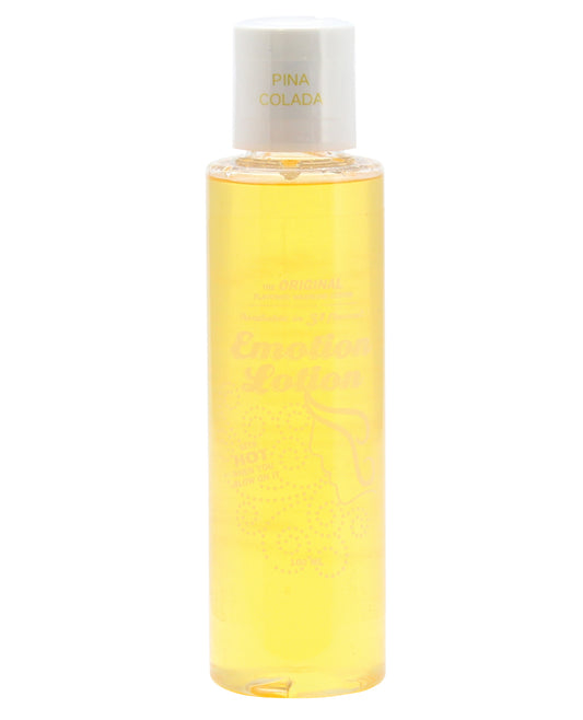Emotion Lotion massage lotion Pina Colada flavor warming edible formula for sensual body massage