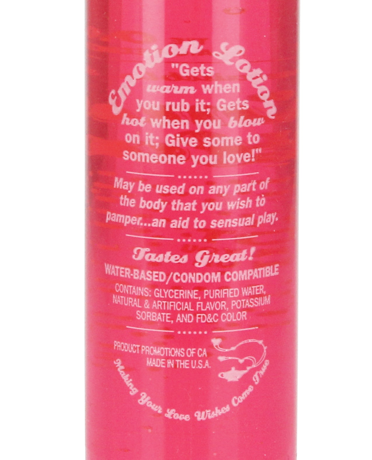 Emotion Lotion Watermelon Warming Massage Oil with Flavored Sensation
