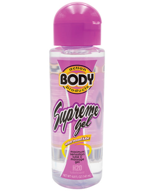 Body Action Lubricant Water-Based Gel Super-Concentrated Silky Texture for Comfortable Intimate Use