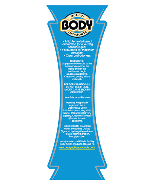 Ultra Light Water Based Lubricant with Slick Velvety Texture - 2.3 oz