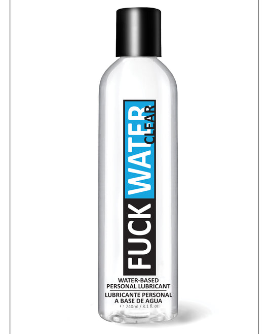 Fuck Water Lubricant Clear Water-Based Non-Staining Formula for Comfortable Intimate Use