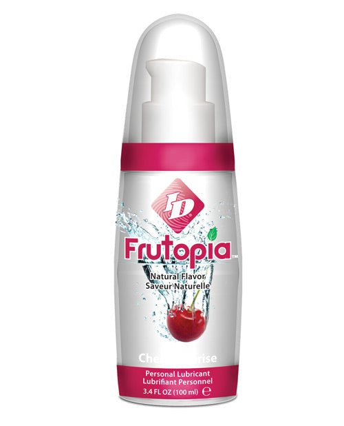 ID Frutopia Lubricant water-based natural cherry flavor vegan formula for smooth intimate comfort