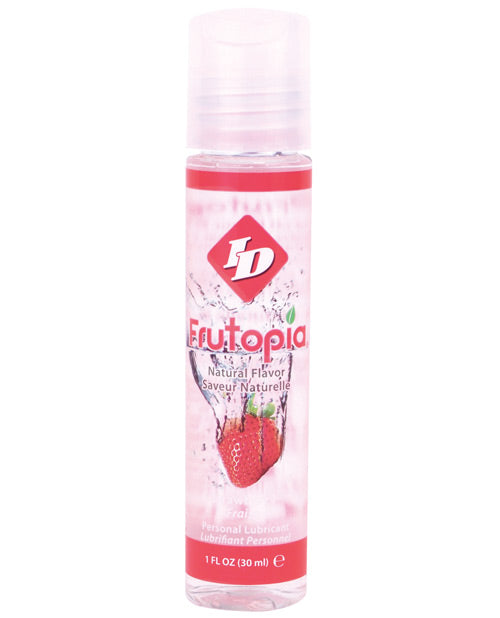 ID Frutopia Lubricants Water-Based Strawberry Vegan Formula Latex Friendly for Smooth Intimate Experience