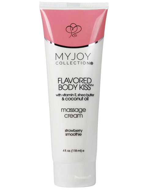 My Joy Collection Massage Cream Strawberry Flavor Vitamin E Shea Body Butter for Sensual Massage