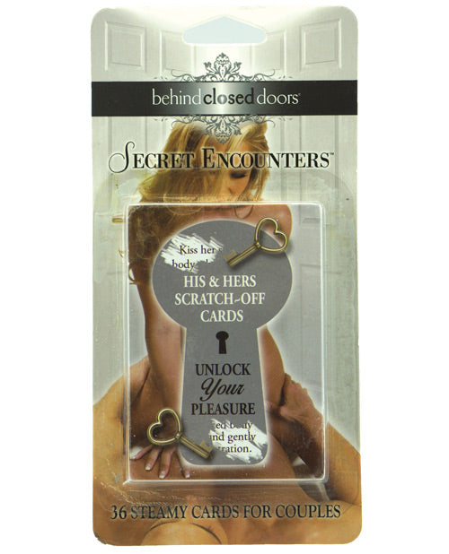 Behind Closed Doors Setting The Mood Scratch Off Cards Interactive Couples Game for Romantic Intimacy