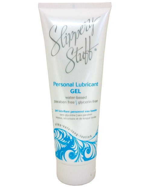 Slippery Stuff Lubricant Gel Paraben-Free Water-Based Formula in 8 oz Tube for Comfortable Intimate Use