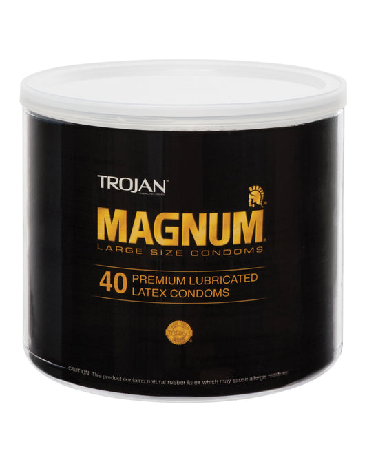 Trojan Magnum Condoms - Bowl of 40