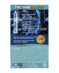 Trojan BareSkin Ultra-Thin Lubricated Condoms - Box of 10