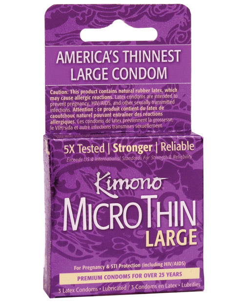 Kimono Condom Ultra-Thin Large Size Sheer Design for Maximum Comfort and Sensitive Protection