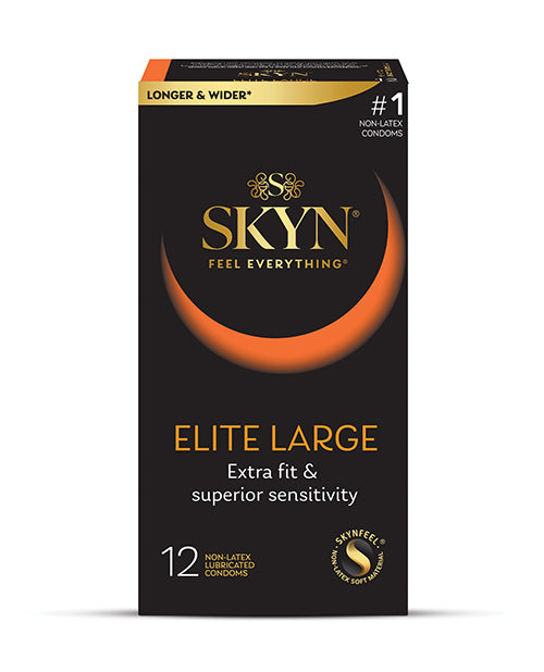 Lifestyles Condoms SKYN Elite Large Non-Latex Polyisoprene Thin Design for Sensitive Protection