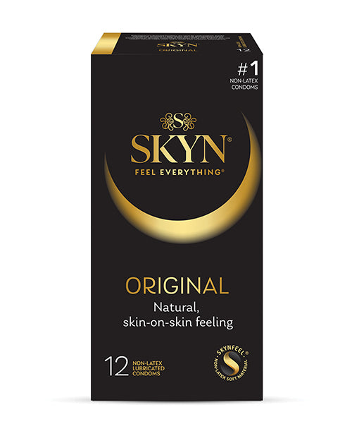 Lifestyles SKYN Condoms Polyisoprene Latex-Free Lubricated Ergonomic Fit for Enhanced Sensitivity