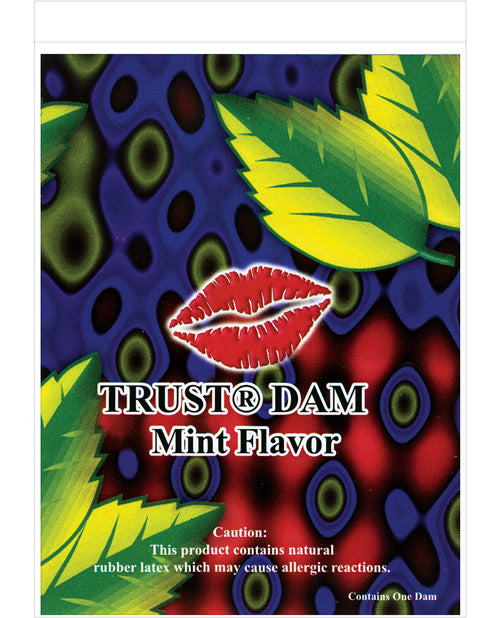 Trust Dam Latex Dental Dam Mint Flavored Ultra Thin for Safe Oral Protection