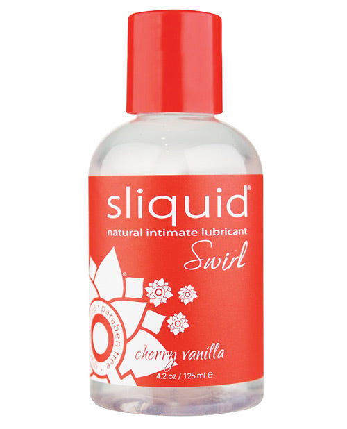 Sliquid Lubricants Cherry Vanilla Flavored Water-Based Glycerin-Free Lubricant for Intimate Comfort