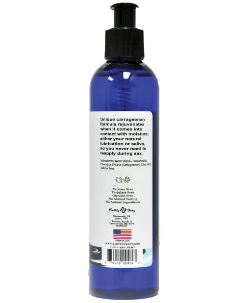 Earthly Body WaterSlide Personal Lubricant with Carrageenan - 8 oz