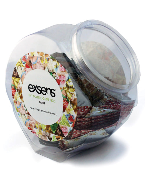 Exsens Warming Massage Oil Sampler Set with Coconut, Vanilla, Mint, Pina Colada, and Strawberry for Sensual Massage