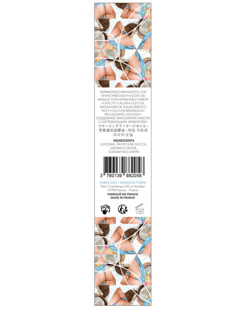 Coconut Warming Massage Gel with Lickable Flavor by EXSENS
