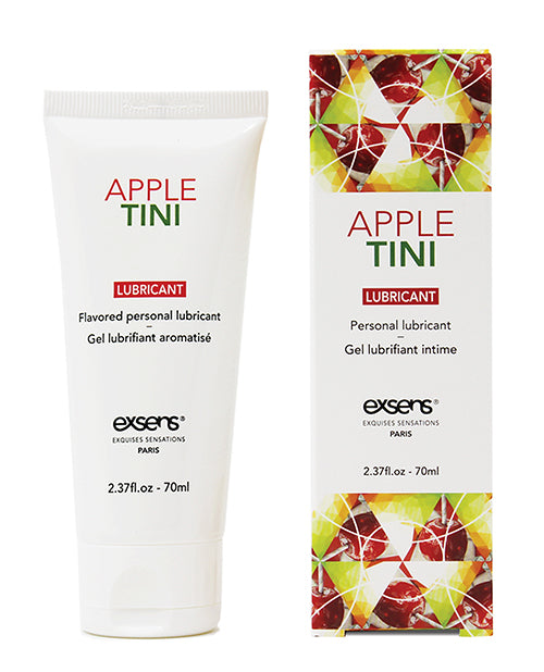Exsens Lubricant Water-Based Appletini Flavor Vegan Formula for Smooth Intimate Comfort