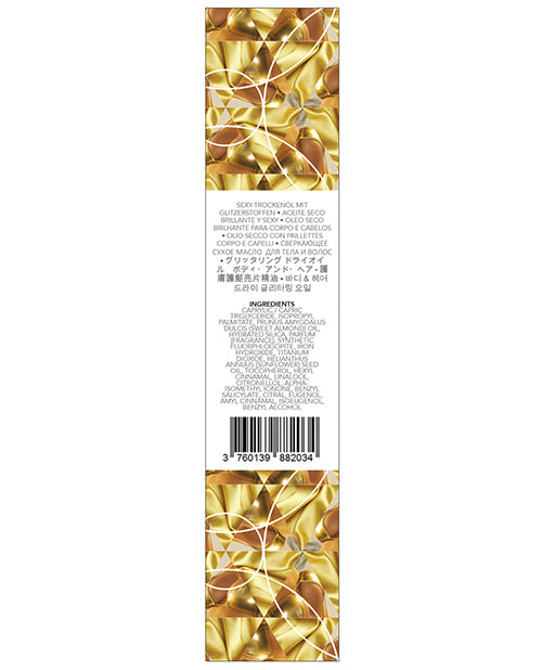 EXSENS Glam Oil with Glitter for Body and Hair Shine